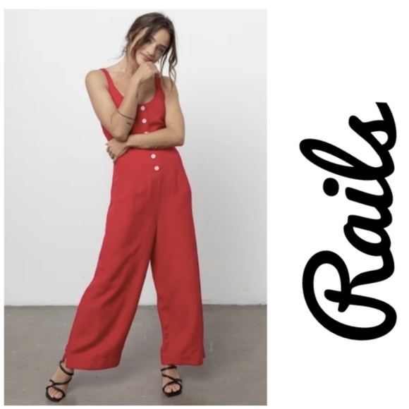 Rails Teresa Jumpsuit in Cayenne VGUC - Picture 11 of 11